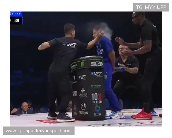 UFC重量级选手被一拳震飞半米，全场炸裂